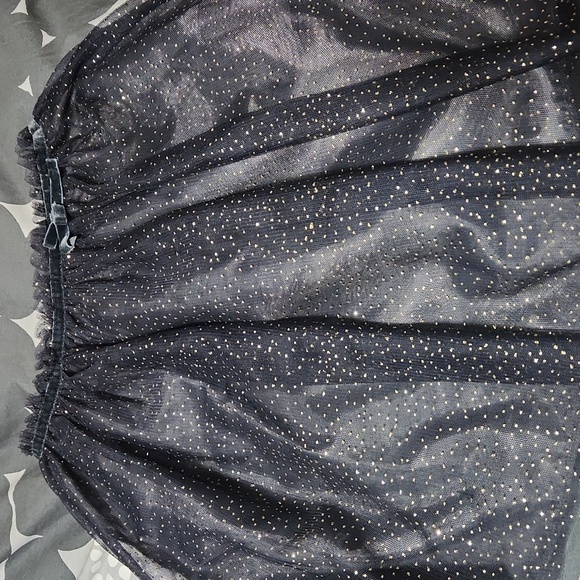 Zara Girls sparkling black grey skirt - Picture 2 of 8